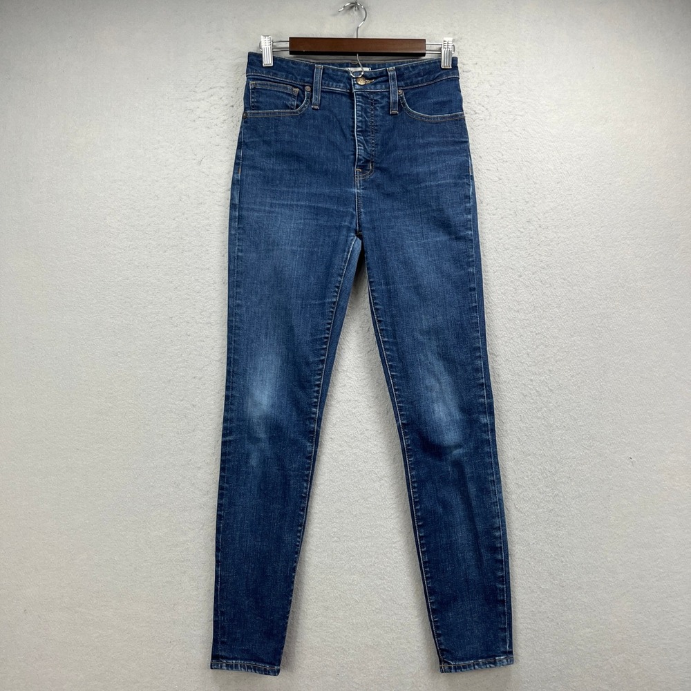 Madewell Jeans Womens 27 Blue Curvy High Rise Skinny Stretch Denim Casual Preppy